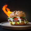 Burning Burger Logo